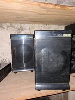 Te koop Vintage Hi-Fi Stereo Speakers - Set, Gebruikt, Minder dan 60 watt, Front, Rear of Stereo speakers, Ophalen