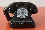 Retro vintage aardewerk spaarpot - Retro telefoon, Ophalen of Verzenden, Zo goed als nieuw, Steen, Aardewerk of Keramiek, Object of Gebouw