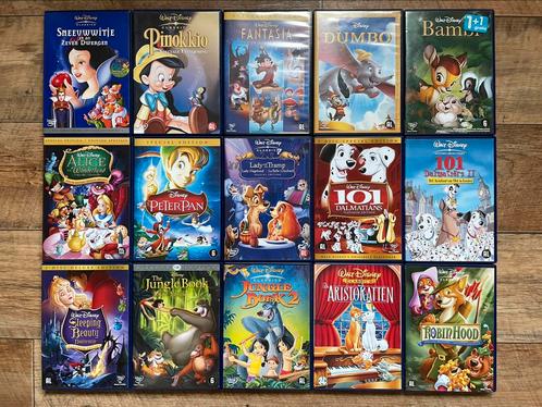 99 verschillende Disney dvd’s, elke dvd is origineel en zgan, Cd's en Dvd's, Dvd's | Tekenfilms en Animatie, Zo goed als nieuw