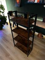 Stalen kast met houten planken, Ophalen, Zo goed als nieuw