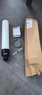 Burgerhout Geveldoorvoer 80-125 zwart / wit aluminium, Ophalen, Minder dan 30 cm, Hoog rendement (Hr), Cv-ketel of Combi-ketel