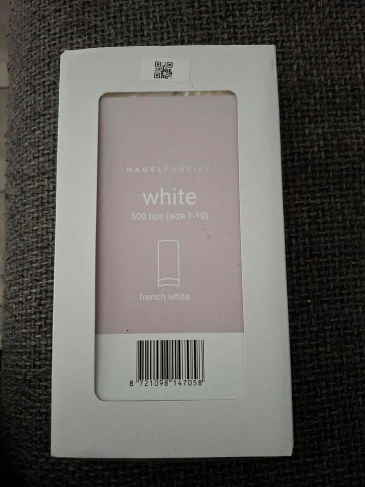 Acryl Tips - Nagel Fabriek White, Sieraden, Tassen en Uiterlijk, Uiterlijk | Lichaamsverzorging, Nieuw, Overige typen, Ophalen of Verzenden