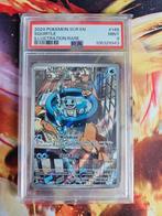 Squirtle scr148 PSA9, Ophalen of Verzenden, Zo goed als nieuw, Losse kaart, Foil