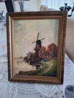 Antieke schilderijtje te koop zie foto's Wegens omstandighed, Ophalen