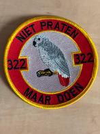 Mouwembleem 322 squadron, Verzenden, Luchtmacht, Nederland, Embleem of Badge