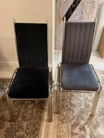 Eettafel Stoelen Set (€10 voor één stoel), Gebruikt, Twee, Zwart, Ophalen of Verzenden