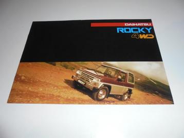 brochure Daihatsu Rocky beschikbaar voor biedingen