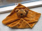 Knuffeldoek Tijger tijgertje van Kruidvat bruin velours, Ophalen of Verzenden, Nieuw, Overige typen
