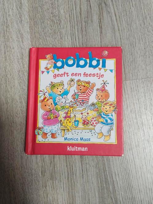 Monica Maas - bobbi geeft een feestje, Boeken, Kinderboeken | Baby's en Peuters, Zo goed als nieuw, Ophalen of Verzenden