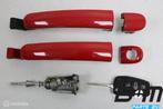 Set portiergrepen met sleutel Audi TT 8J Cabrio LY3J, Gebruikt