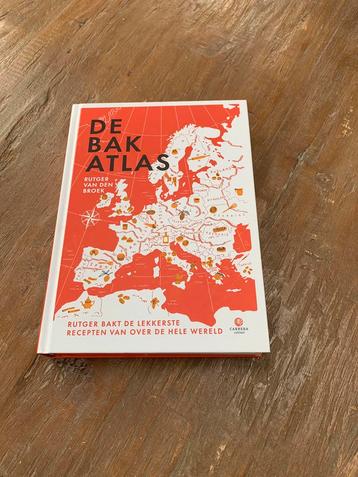 Kookboek De Bakatlas van Rutger van den Broek beschikbaar voor biedingen