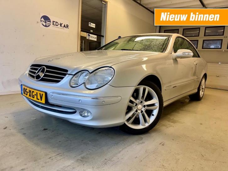 Mercedes-benz CLK 200 K. Avantgarde AUT LEER GOED ONDERHOUDE, Auto's, Mercedes-Benz, Bedrijf, CLK, ABS, Airbags, Boordcomputer