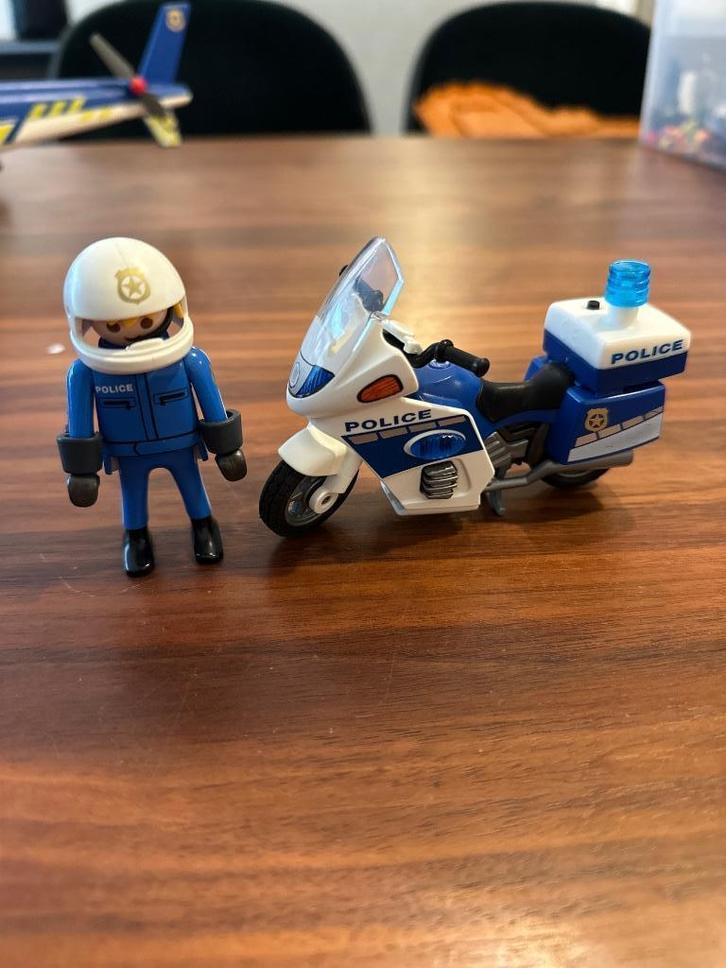 Playmobil City Action Politiemotor met licht, Kinderen en Baby's, Speelgoed | Playmobil, Nieuw, Complete set, Ophalen of Verzenden
