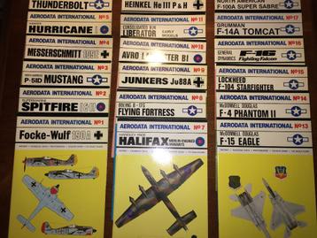Aerodata compleet No 1 t/m 18 Focke F14 F15 F16 Spitfire F4 beschikbaar voor biedingen