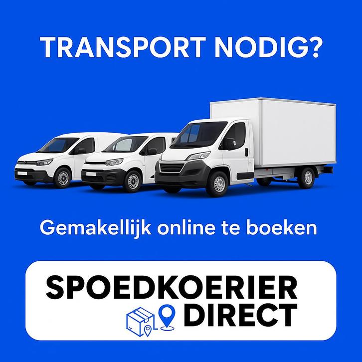 Spoedkoerier / Transport Nodig? Boek direct online, Diensten en Vakmensen, Koeriers, Chauffeurs en Taxi's, Koeriersdiensten