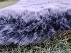 Grijze Faux Fur Vloerkleed - Zacht & Stijlvol, Huis en Inrichting, 100 tot 150 cm, Ophalen of Verzenden, Zo goed als nieuw, 150 tot 200 cm