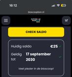 Nationale Bioscoopbon €25 digitaal - cadeaubon pathe, Tickets en Kaartjes, Eén persoon, Cadeaubon