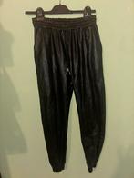 Zwarte leren broek, Zwart, Maat 42/44 (L), Ophalen of Verzenden, Lang