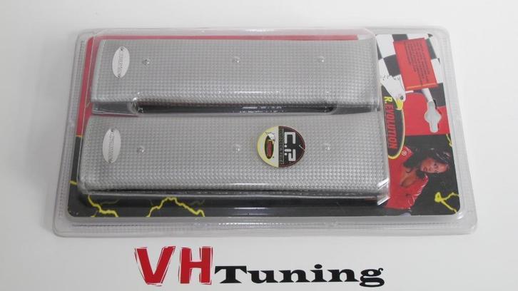 R. EVOLUTION 13366 gordelhoezen zilver/grijs 2 stuks, Auto diversen, Tuning en Styling, Ophalen of Verzenden