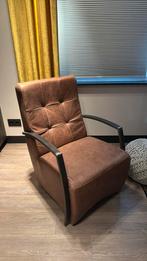 Lederen fauteuil, Minder dan 75 cm, Nieuw, Leer, Ophalen of Verzenden