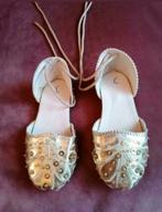 Maat 23 nieuwe gouden zomerschoentjes. Superschattig., Kinderen en Baby's, Babykleding | Schoentjes en Sokjes, Schoentjes, Meisje
