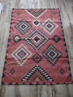 Prachtig zwart rood Aztec tapijt Xenos, kleed, 120 x 175 cm., Huis en Inrichting, Stoffering | Tapijten en Kleden, Gebruikt, 100 tot 150 cm