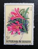 Burundi pz flora, Postzegels en Munten, Postzegels | Afrika, Overige landen, Verzenden, Gestempeld