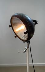 MetalMed schijnwerper lamp mancave, Ophalen, Gebruikt, Mancave industrieel design vintage, Metaal