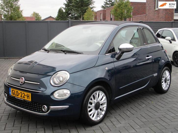 Fiat 500 C 0.9 TwinAir Turbo Riva Navi Cabrio !, Auto's, Fiat, Bedrijf, Te koop, 500C, ABS, Airbags, Airconditioning, Alarm, Bluetooth