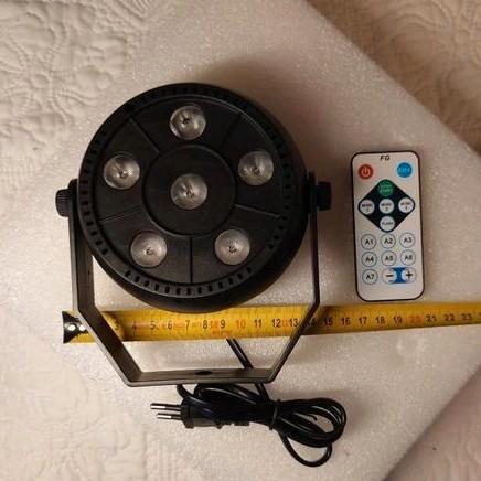 LED Party light 6 x 9W, Muziek en Instrumenten, Licht en Laser, Nieuw, Licht, Geluidgestuurd, Kleur, Ophalen of Verzenden