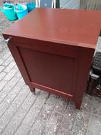 2 Kersenhouten nachtkastjes 50 br x 40 x 70, Ophalen, Zo goed als nieuw, 55 tot 70 cm