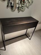 Prachtig gangmeubel met lade. Indonesisch teakhout, Ophalen of Verzenden, In hoogte verstelbaar, Zo goed als nieuw, Bureau