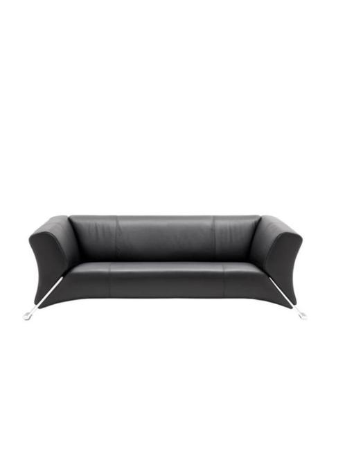 ROLF BENZ - design bank - 2,5 zits - leder, Huis en Inrichting, Banken | Bankstellen, Gebruikt, Rechte bank, Tweepersoons, 150 tot 200 cm