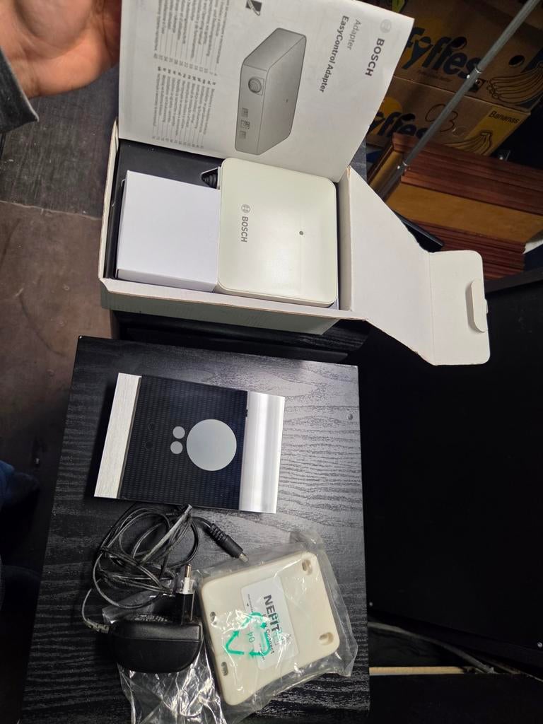 Nefit Easy Set + Adapter - Niet Modulerende CV, Ophalen of Verzenden, Slimme thermostaat, Gebruikt