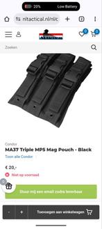 Condor outdoor tripple MP5 mag pouch, Ophalen of Verzenden, Nieuw