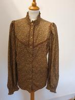 Nukus bruine blouse - Maat xxl, Kleding | Dames, Bruin, Maat 46/48 (XL) of groter, Ophalen of Verzenden, Zo goed als nieuw