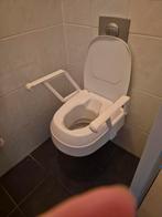 wc verhoger met Armleuningen, Ophalen, Kunststof, Gebruikt, Minder dan 45 cm