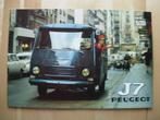 Peugeot J7 Bestelwagen Brochure 1971, Ophalen, Zo goed als nieuw, Peugeot, Peugeot