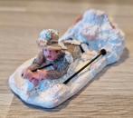 Kerstdorp Skiër bedolven onder de sneeuw, Diversen, Kerst, Ophalen of Verzenden, Gebruikt