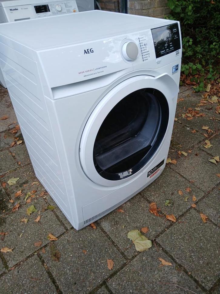 AEG 8000 Warmtepompdroger A++ - Nieuwstaat!, Witgoed en Apparatuur, Wasdrogers, Refurbished, Overige typen, Voorlader, 8 tot 10 kg