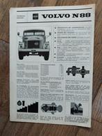Volvo N88 Brochure - 1965, Volvo, Zo goed als nieuw, Volvo, Ophalen of Verzenden