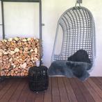 HK Living hangstoel egg outdoor grijs, Tuin en Terras, Ophalen of Verzenden, Zo goed als nieuw, Aluminium