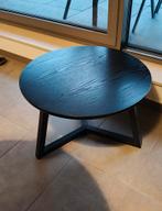 Zwarte salontafel, Ophalen, Gebruikt, 50 tot 100 cm, Rond