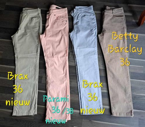 Broeken, Betty Barclay, Parami, Brax, 36, Kleding | Dames, Broeken en Pantalons, Zo goed als nieuw, Maat 36 (S), Blauw, Lang, Ophalen of Verzenden