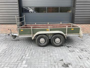 Tandemasser bakwagen aanhanger aanhangwagen beschikbaar voor biedingen