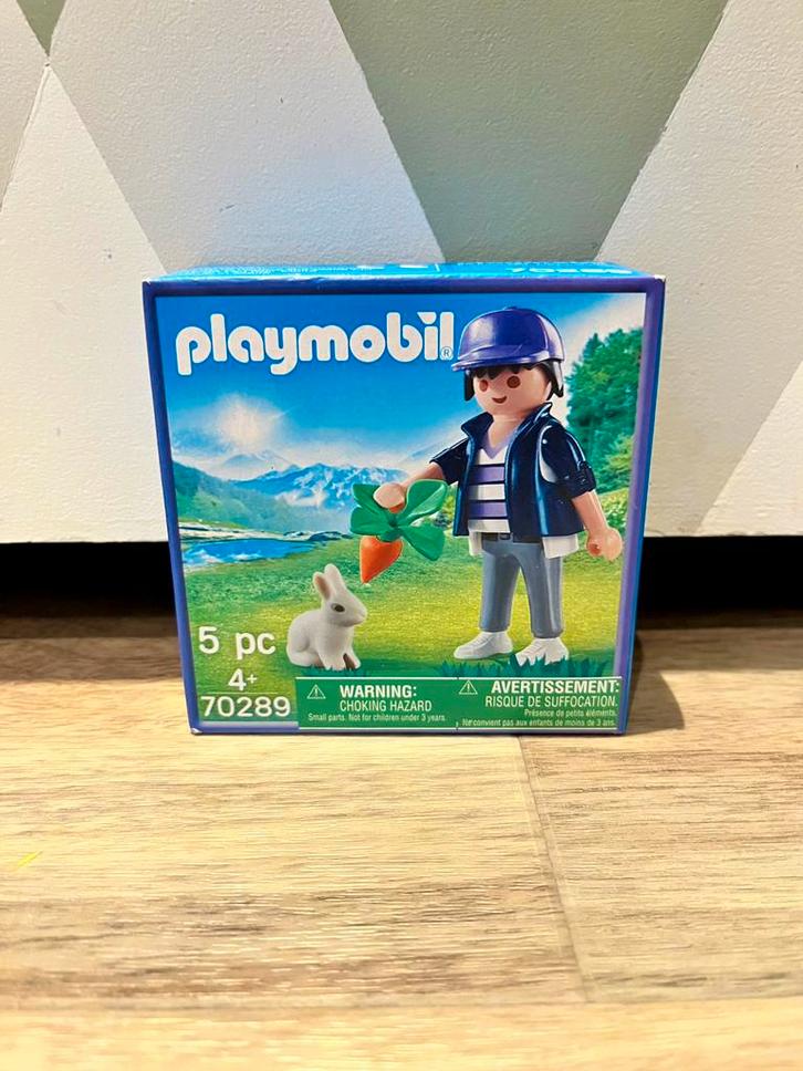 Playmobil Milka Jongen met konijn - 70289, Kinderen en Baby's, Speelgoed | Playmobil, Nieuw, Ophalen of Verzenden