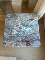 Prachtige vintage marmeren salontafel of bijzettafel, Huis en Inrichting, Tafels | Salontafels, Ophalen, Overige materialen, 50 tot 100 cm