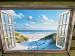 Tuinposter / doorkijk / zee xl €20,-, Tuin en Terras, Ophalen, Nieuw