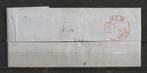briefomslag met rood stempel "ARNHEM" 1862., Postzegels en Munten, Brieven en Enveloppen | Nederland, Verzenden, Brief