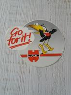 sticker WÜRTH Go for it !, Verzamelen, Ophalen of Verzenden, Zo goed als nieuw, Bedrijf of Vereniging